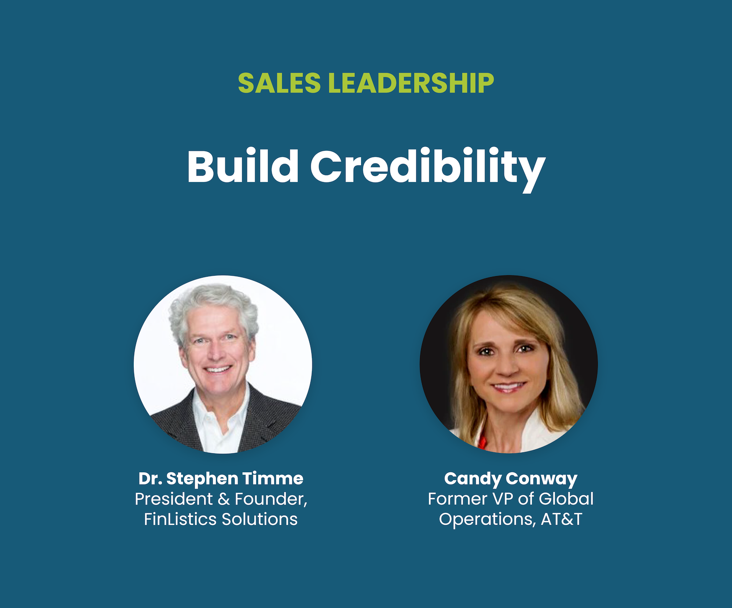Build Credibility