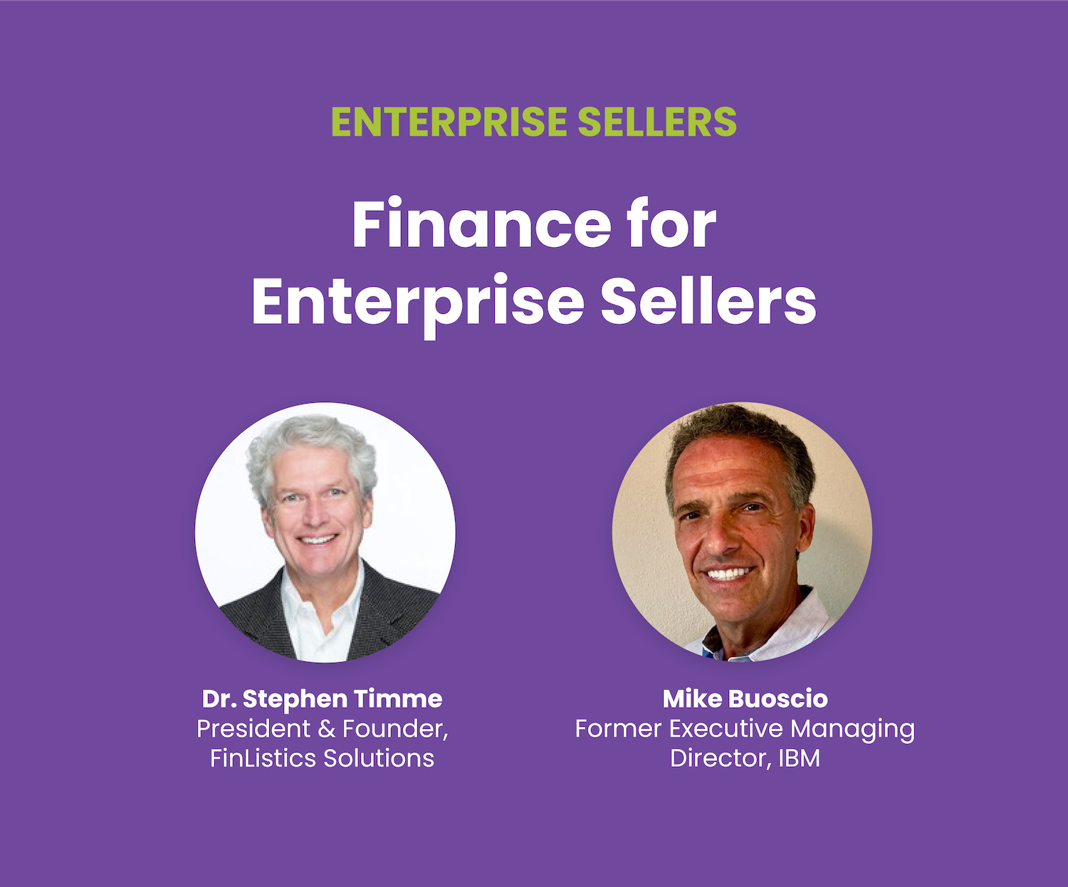 Finance for Enterprise Sellers